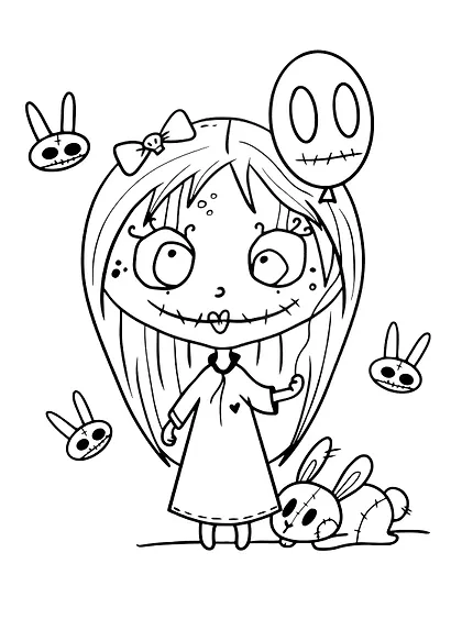 МАКСИ-РАСКРАСКА. УЖАСНЫЕ НЯШКИ - фото 5