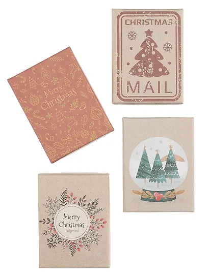 Коробка подарочная "Mix"11,5*9см, Новый год, ассорти, картон - фото 1