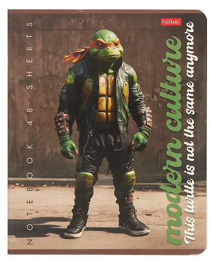 Тетрадь 48л кл. "Те самые герои" скоба, скругл.углы, ассорти - фото 1