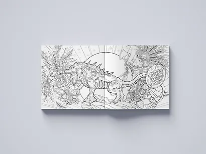 Химеры, василиски и другие монстры мировых бестиариев. Арт-книга для творчества - фото 13