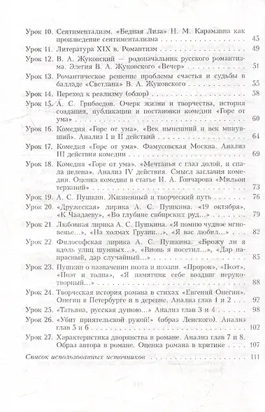 Планы-конспекты уроков. Русская литература. 9 класс (I полугодие) - фото 3