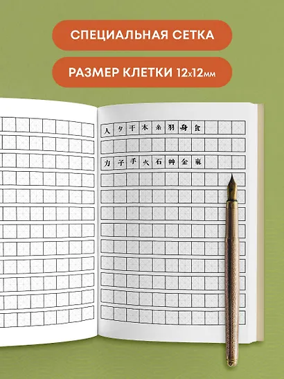Тетрадь для иероглифов (Крадущийся тигр) - фото 5