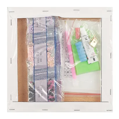 Алмазная мозаика (классическая) с подрамником, с полным заполнением, с квадратными стразами "Важный кот", 20 х 20 см - фото 2