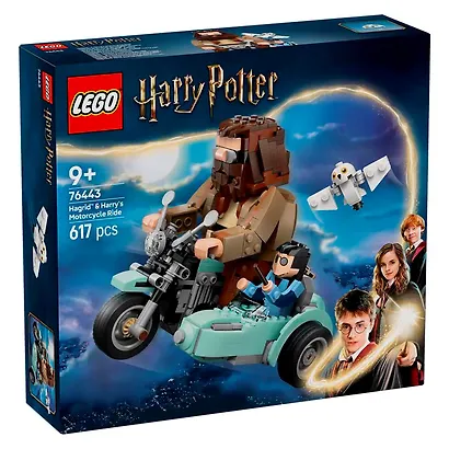 LEGO Harry Potter: Поездка Хагрида и Гарри на мотоцикле, 617 деталей (76443) - фото 2