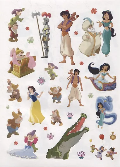 Принцесса Disney.Счастливые мгновения. МН № 2104. Развивающая книжка с многоразовыми наклейками и постером - фото 3