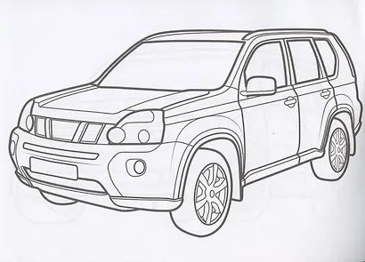 Раскраска. Внедорожники - фото 3
