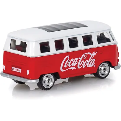 450026 Машинка литая коллекционная Motor City - Die-сast модель Coca-Cola 1963 Volkswagen T1, масштаб 1:50 (металлическая), возраст 14+ - фото 8