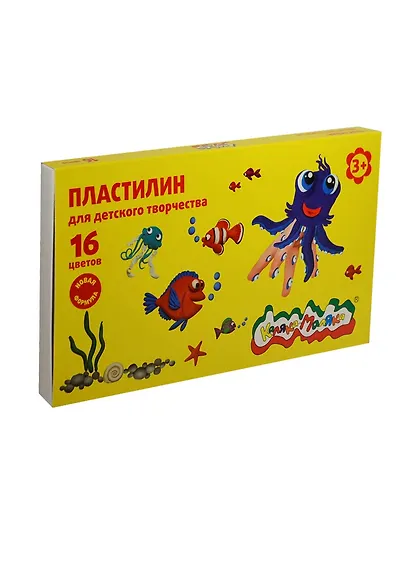 Пластилин мягкий "Каляка-Маляка", 16 цветов - фото 3