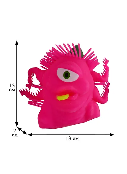 Игрушка 1toy Ё-Ёжик одноглазый инопланетянин со светом Т56229 - фото 3