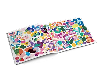 Страна русалок и единорогов. 100 многоразовых наклеек - фото 3