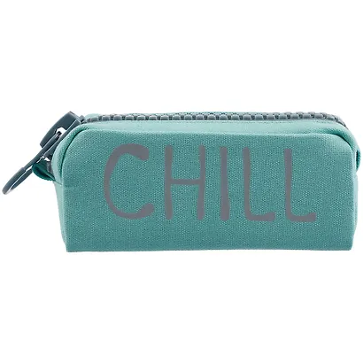Пенал с большой молнией "Chill", ткань, 21,5х10,5 - фото 2