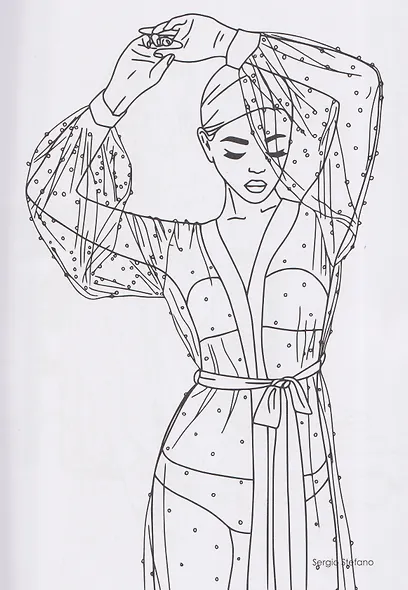 Fashion раскраска для вдохновения - фото 4