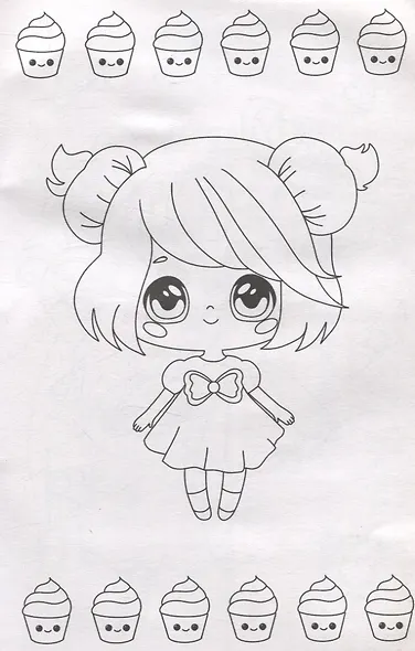 ЛЮБИМАЯ РАСКРАСКА эконом А4. МИЛАШКИ ЧИБИ - фото 2