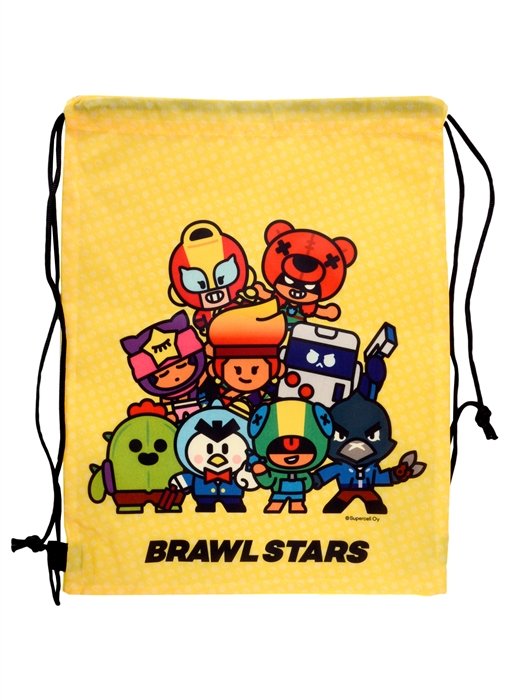 

Мешок для сменной обуви "Команда Yellow" 1отд., 320*410мм, Brawl Stars