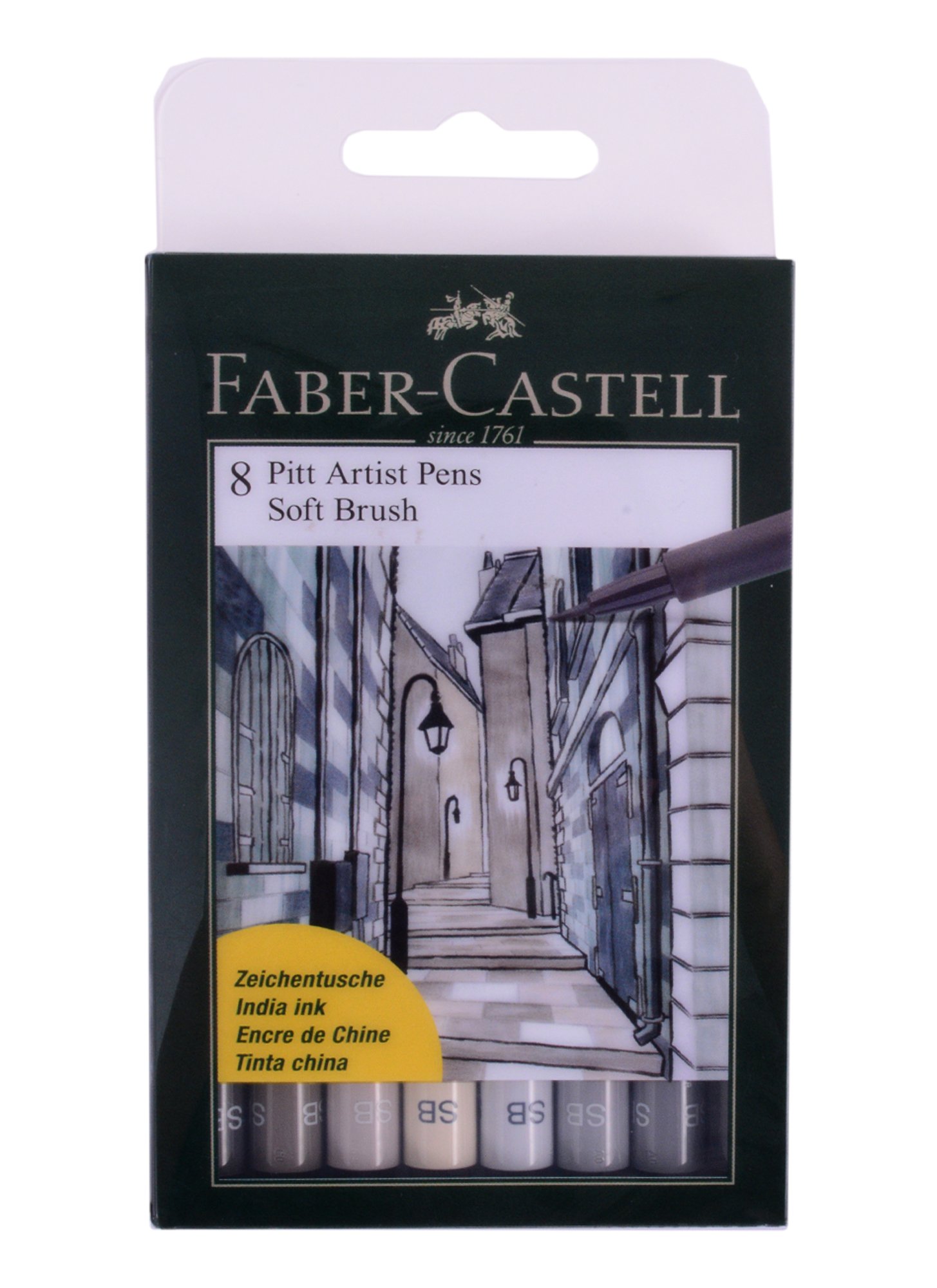 

Капиллярные ручки Pitt Artist Pen Soft Brush, в пласт упаковке, 8 шт.