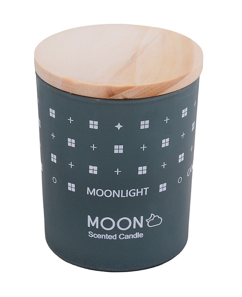 

Свеча ароматическая с деревянной крышкой Moon (8х6)