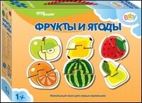 Пазл напольный Фрукты и ягоды (малые) (Baby Step) (70112) (1+) (коробка) напольный пазл мозаика фрукты и ягоды