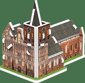 Сборная модель, 3D пазл Кафедральный собор, 11 дет., 7,2*4*6 см