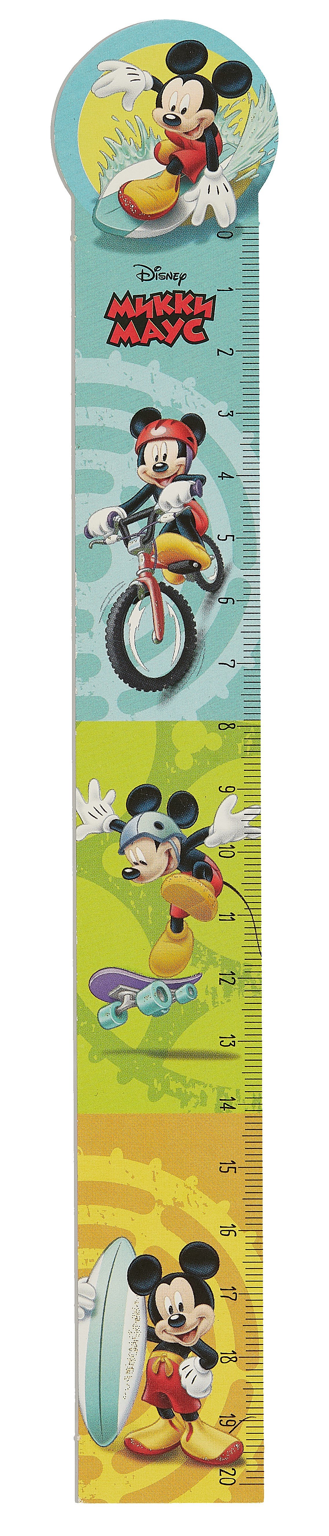 

Disney/Дисней, Закладка-линейка Микки Маус 7-10-0142