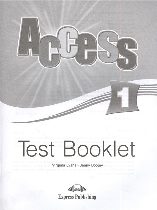 Access 1. Test Booklet.     