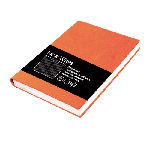 Ежедневник New Wave недатированный, А6+, 136 листов, оранжевый