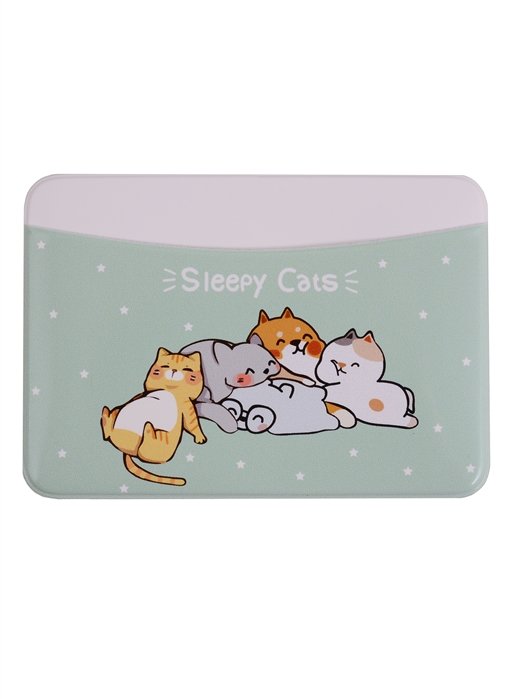 

Чехол для карточек горизонтальный "Sleepy Cats"