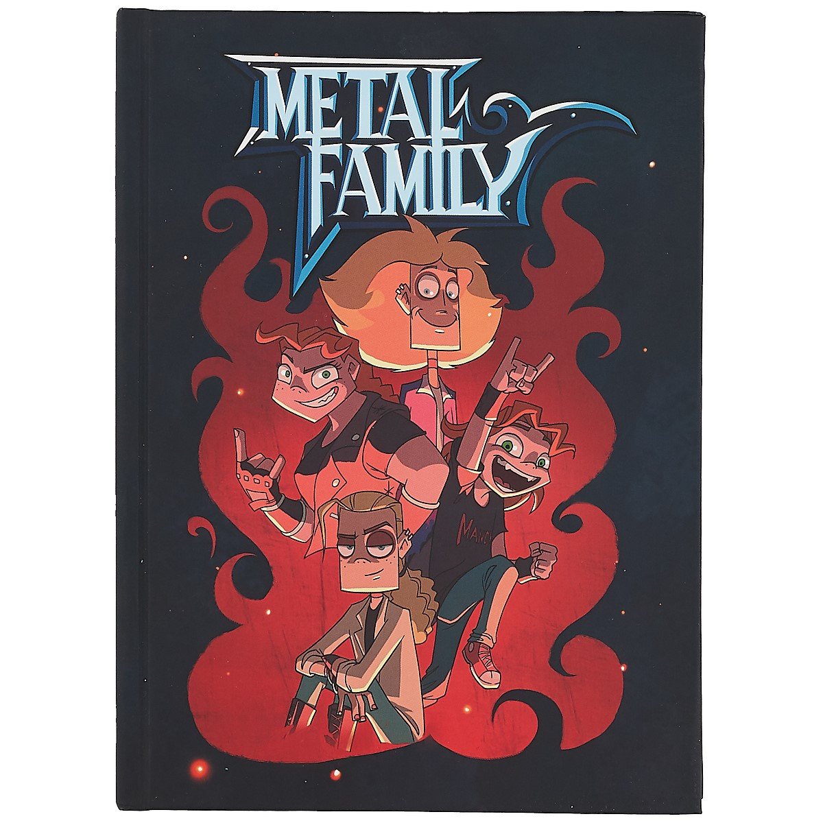 

Блокнот в твёрдом переплёте “Metal Family”