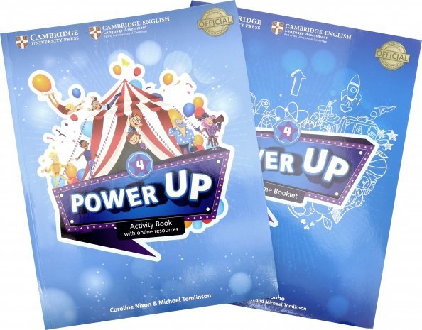 

Power Up. Level 4. Activity Book With Online Resources And Home Booklet (комплект из 2-х книг)