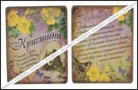 

Магнит Кристина (8х8) (488410) (Сима-ленд)