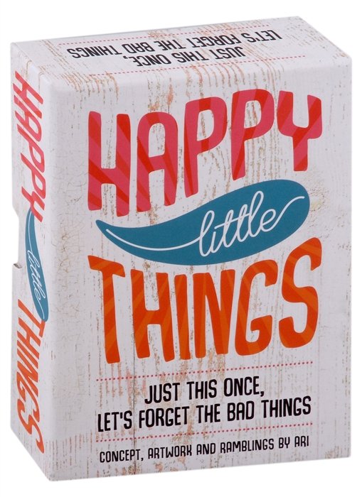 Happy little Things (32 Cards with Book)