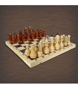 Игра настольная, Шахматы турнирные утяжеленные в комплекте с доской 400*200*55мм шахматы турнирные гроссмейстерские деревянные амбасадор