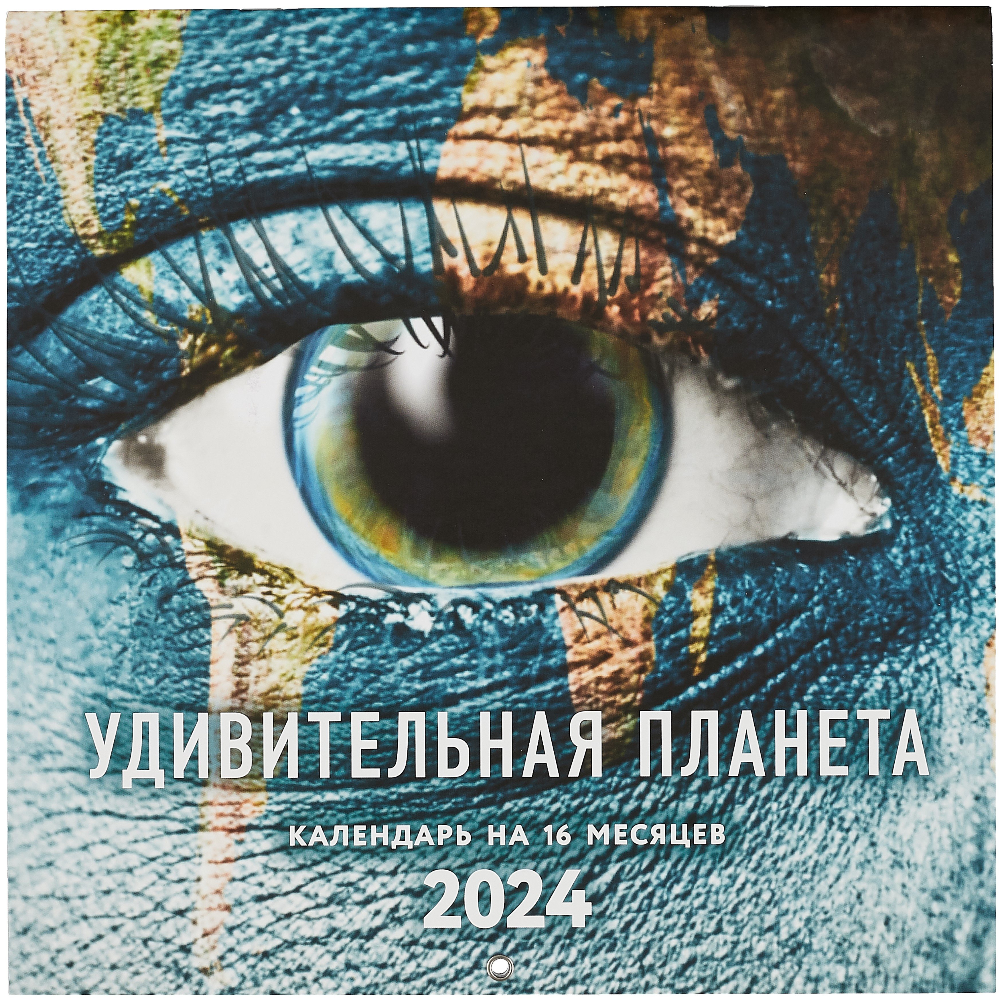  - Календарь 2024г 300*300 "Удивительная планета" настенный, на скрепке