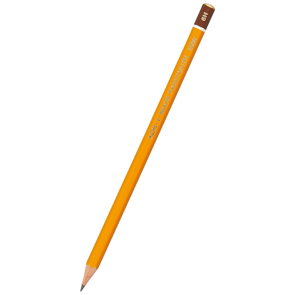 

Карандаш чернографит. KOH-I-NOOR 1500 6Н шестигранный с заточкой
