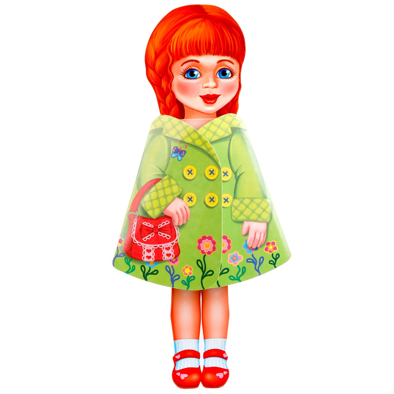 Книжка-Кукла Шатенка