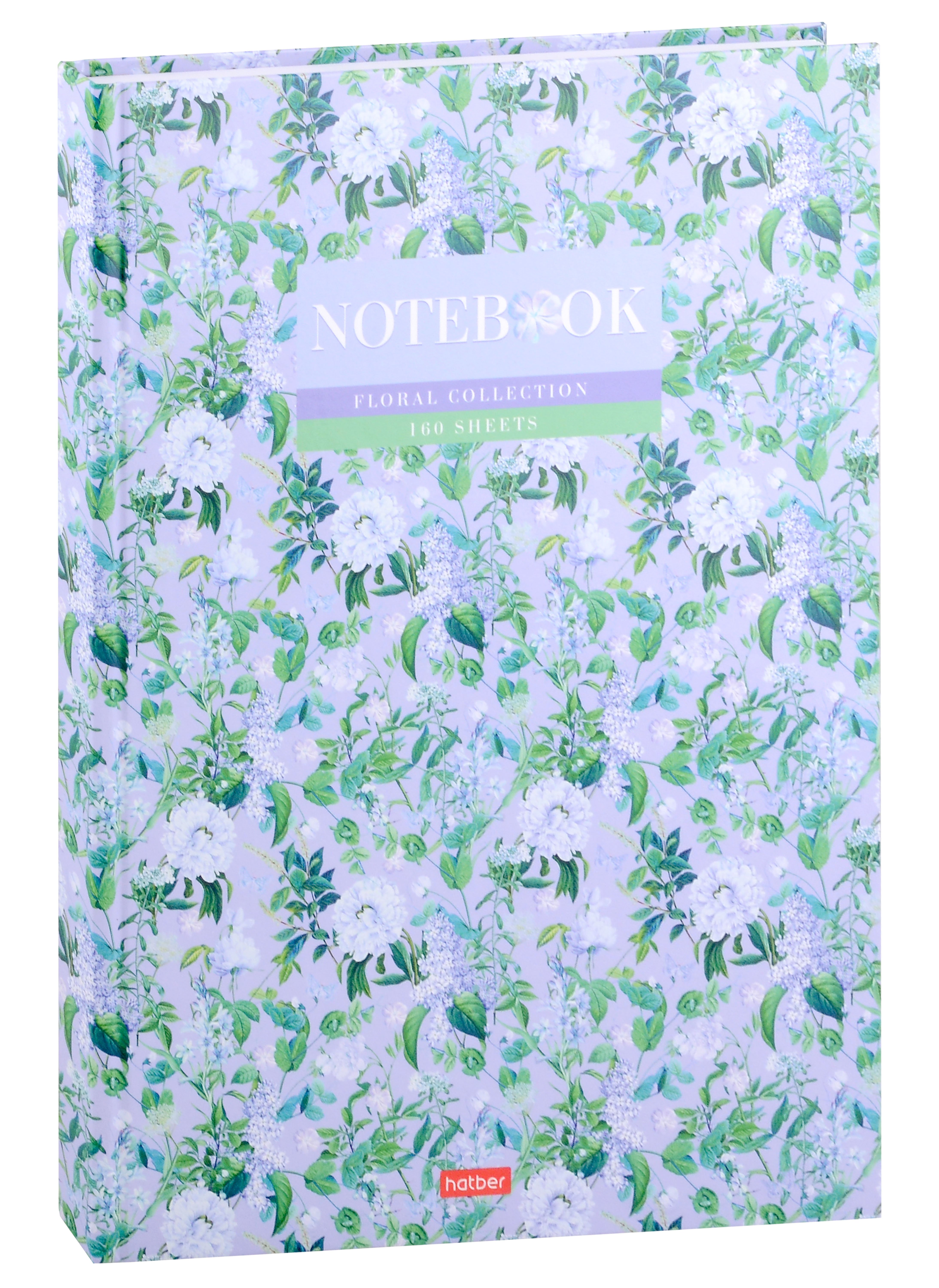 

Книга для записей А4 160л кл. "Floral collection" 7БЦ, глянц.ламинация
