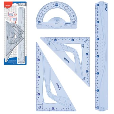 

Набор линеек. 4 предмета. "Geometric". -Франция: Maped, 242767 42102