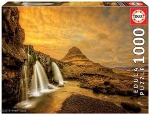 Пазл 1000 деталей Водопад Киркьюфетльсфос, Исландия