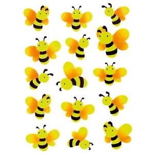 головоломкатетрис весёлые пчелки Наклейки Пчелки