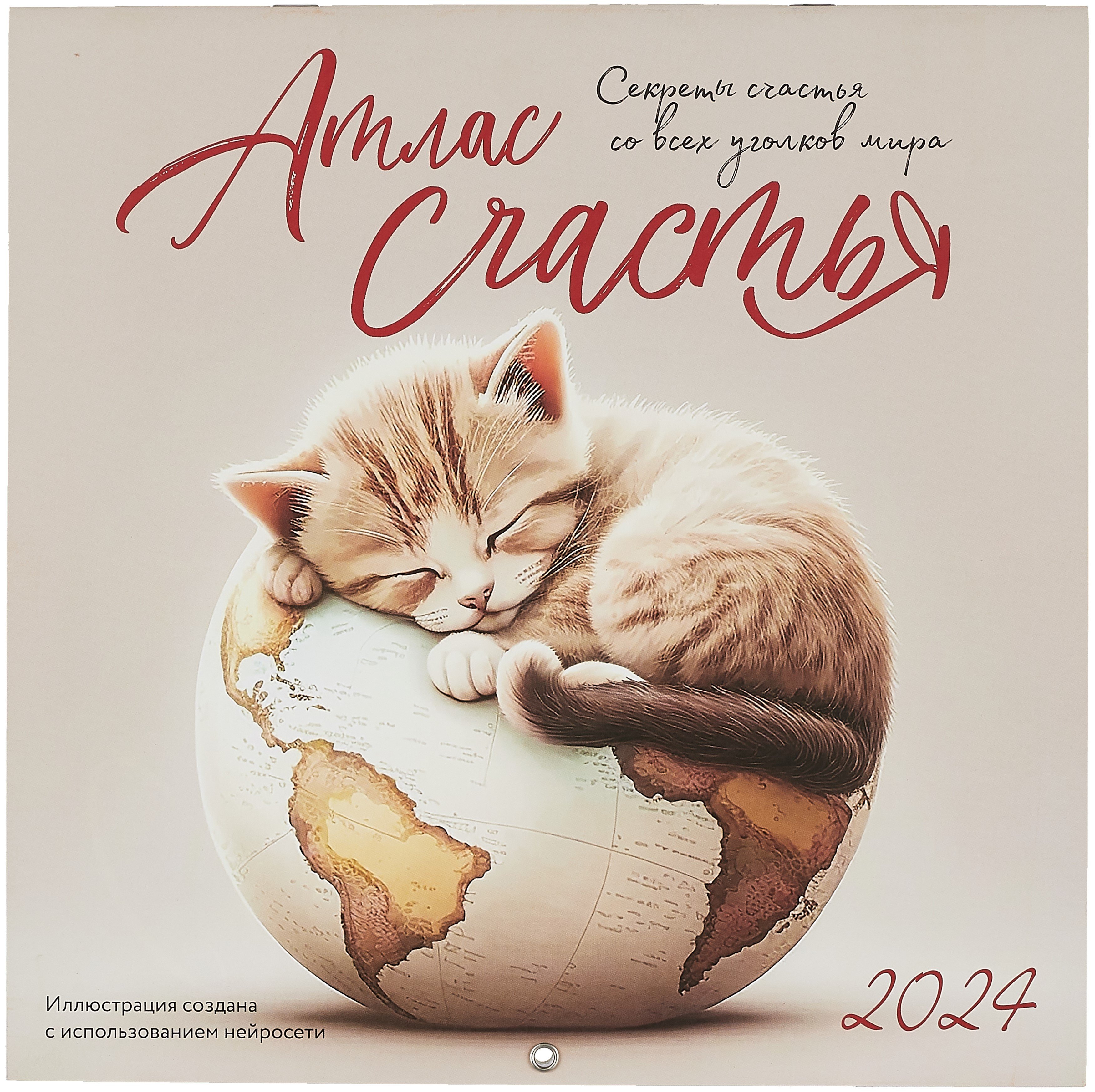

Атлас счастья. Календарь настенный на 2024 год (300х300 мм)