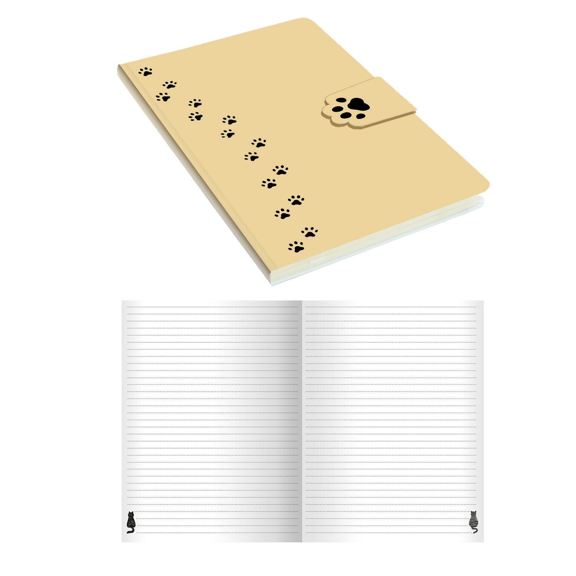 Книга для записей MUR-MUR, А5, 96 листов, бронзовый