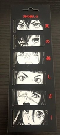 магнитные закладки аниме лица 6шт Магнитные закладки Аниме Лица (6шт)
