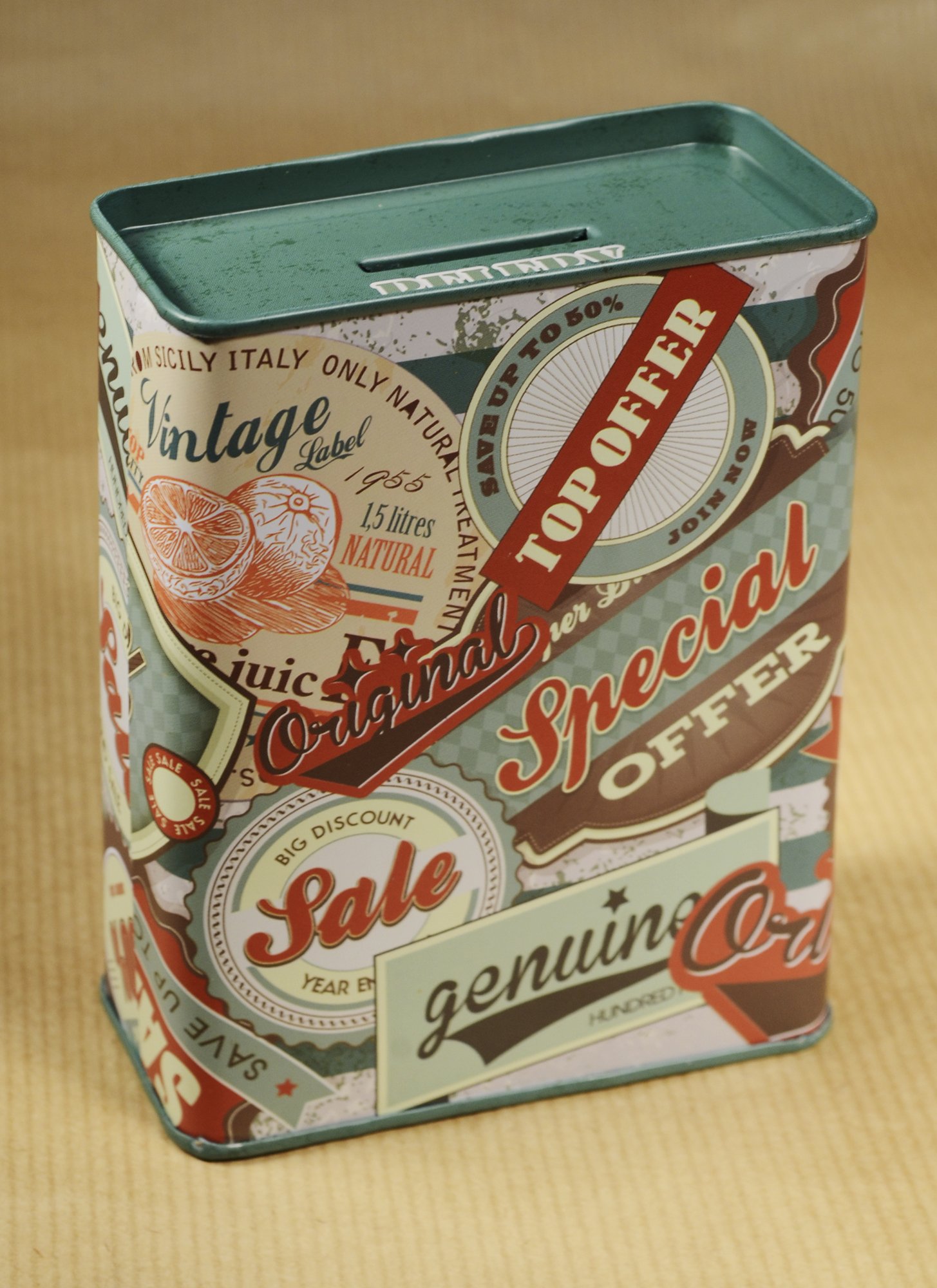 

Копилка Винтаж (9х12) (металл)