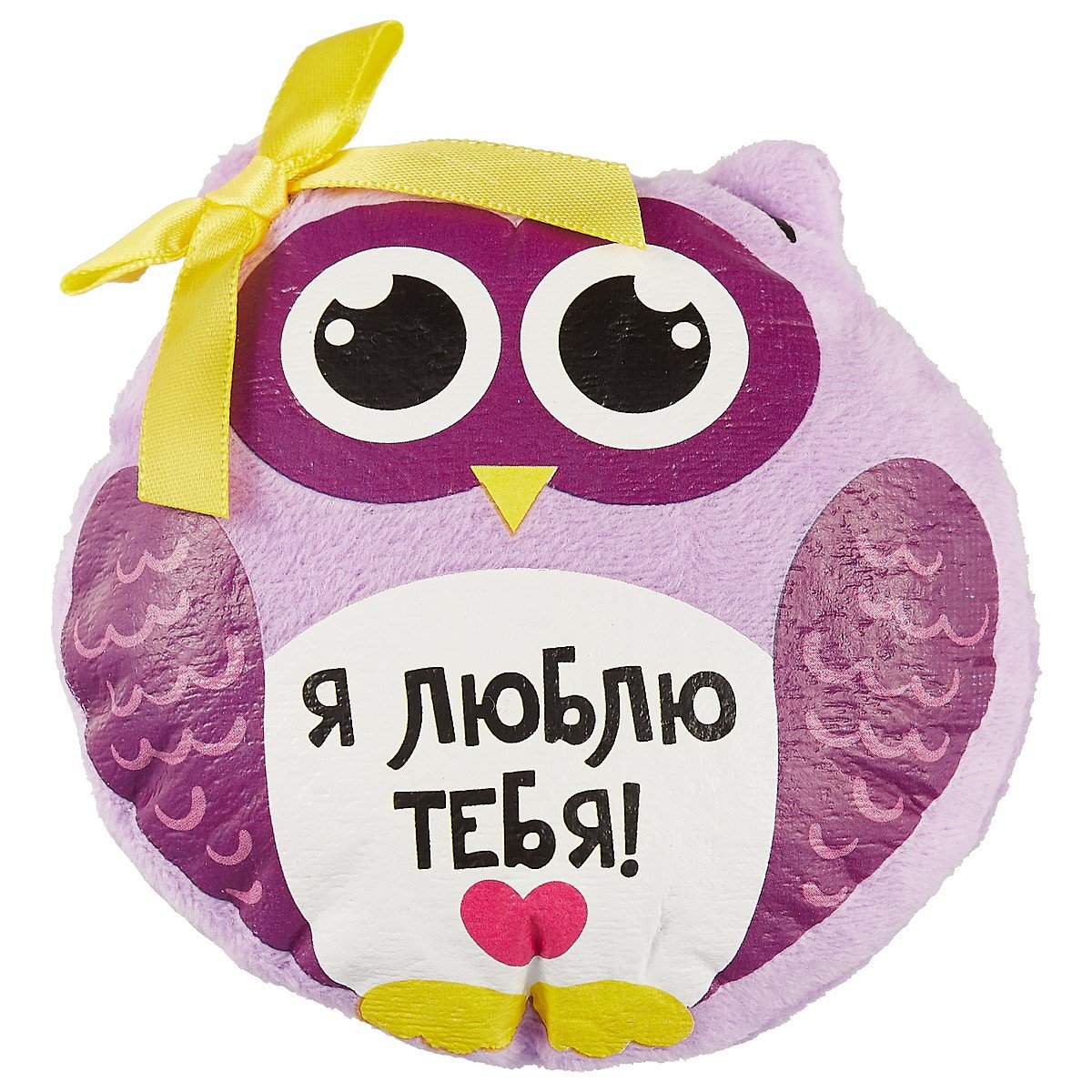

Мягкая игрушка-магнит «Я люблю тебя», совушка, 10 х 10 см