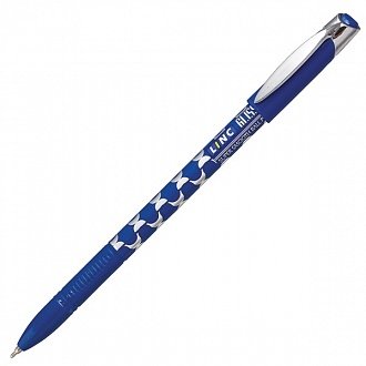 Ручка шариковая синяя Gliss 0,5 мм, Linc ручка шариковая автоматическая синяя click 0 7мм linc