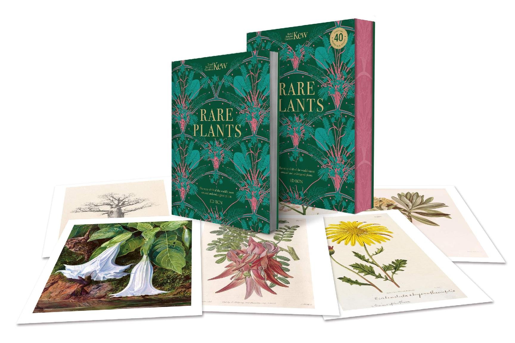 Kew: Rare Plants: Forty of the World`s Rarest and Most Endangered Plants (40 frameable art prints)