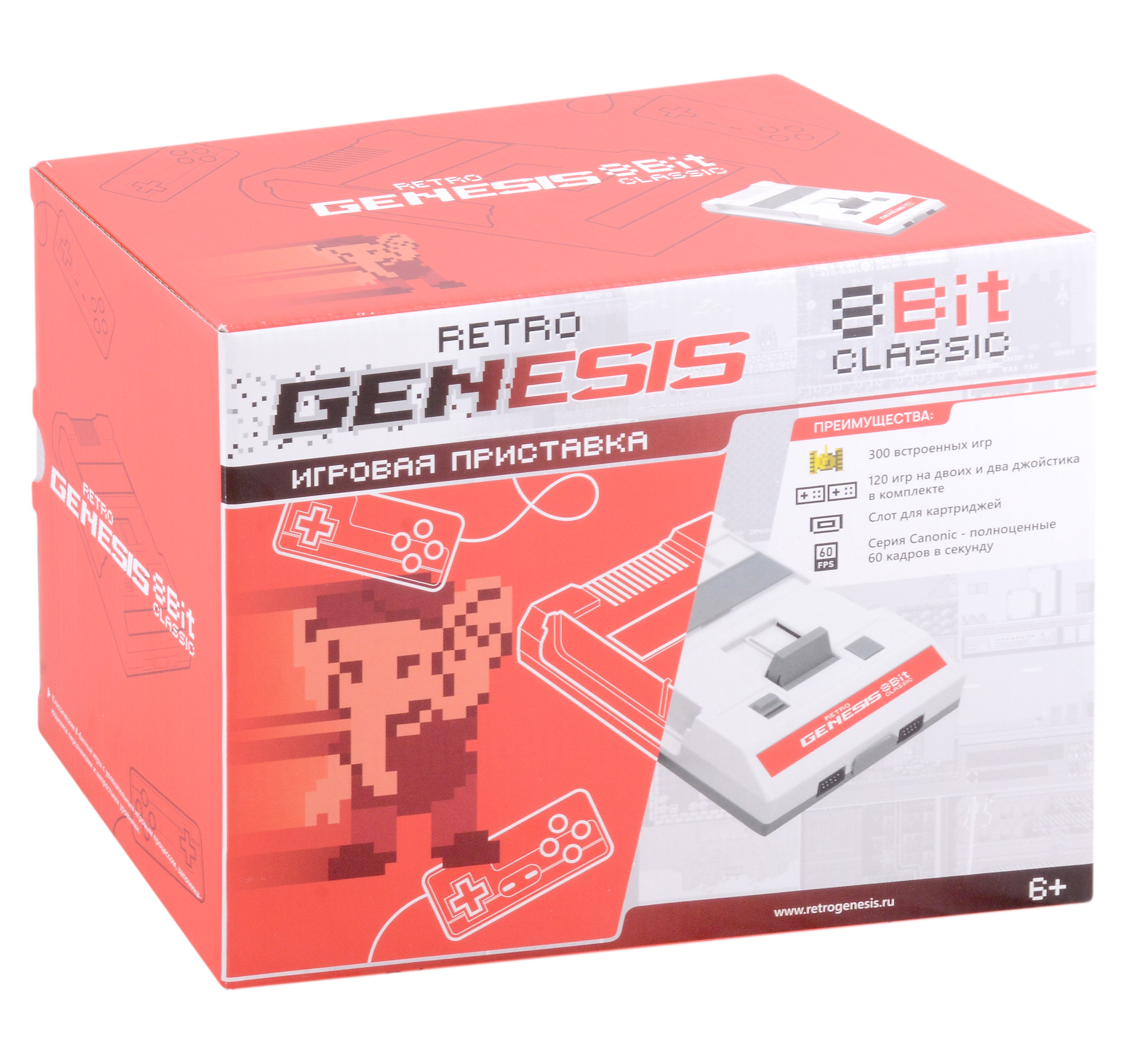 Retro Genesis 8 Bit Classic+300  (AV , 2  )