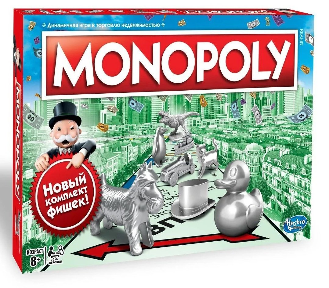 Настольная игра «Классическая Монополия». MONOPOLY