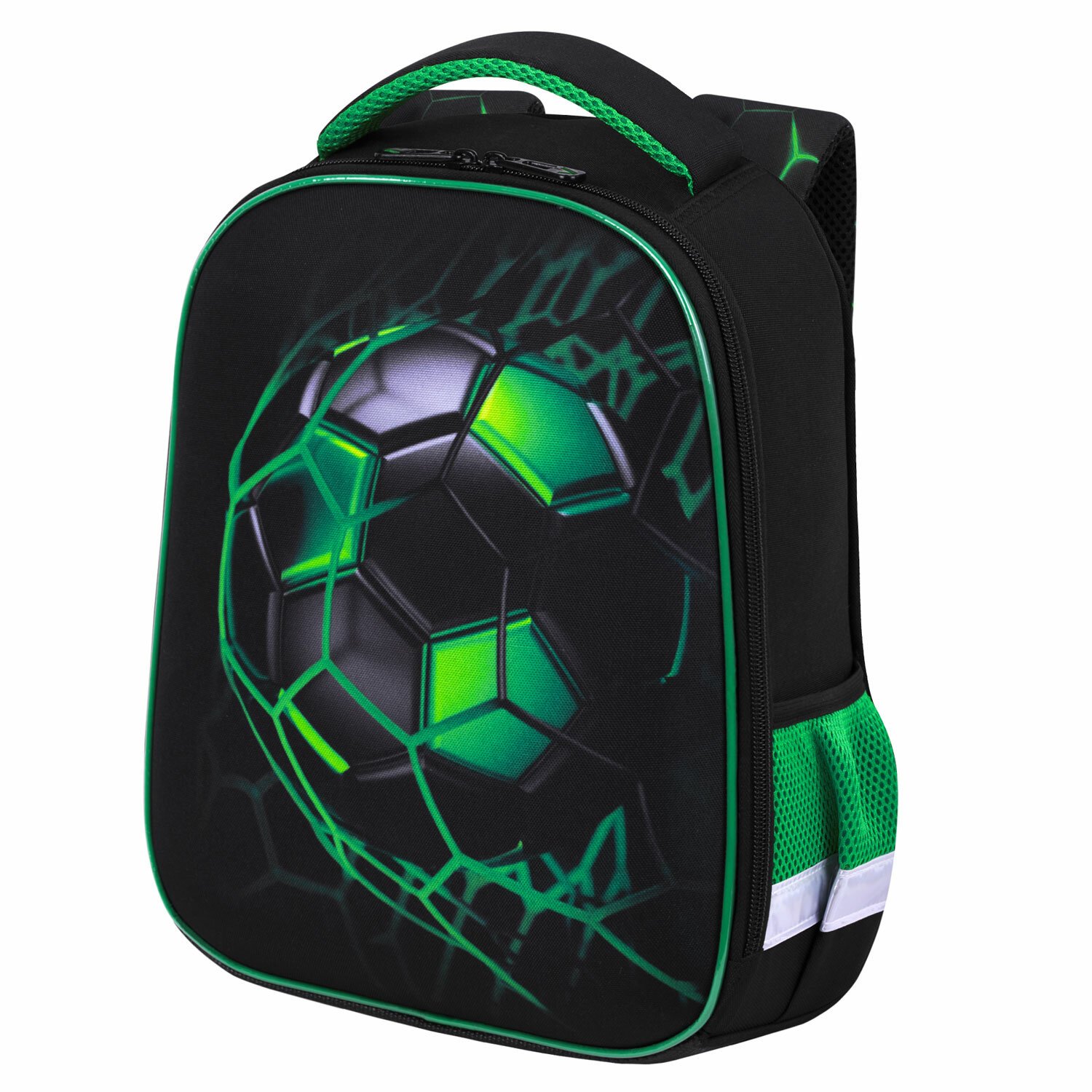 

Ранец KIDSS MINI "Green ball" 1 отд., 35*27*12,5см, 2 кармана