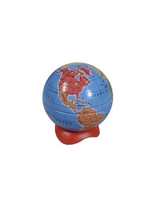  1.  Globe , Maped