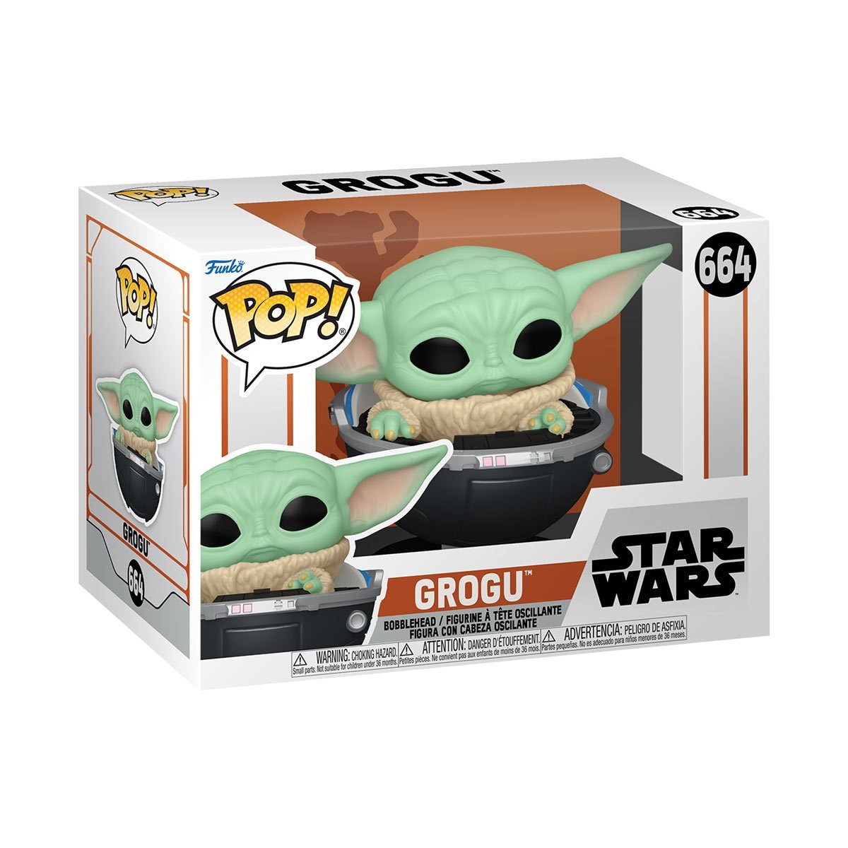 

Фигурка Funko POP! Bobble Star Wars Mandalorian S9 Grogu w/Prama (664) (Fun76551)